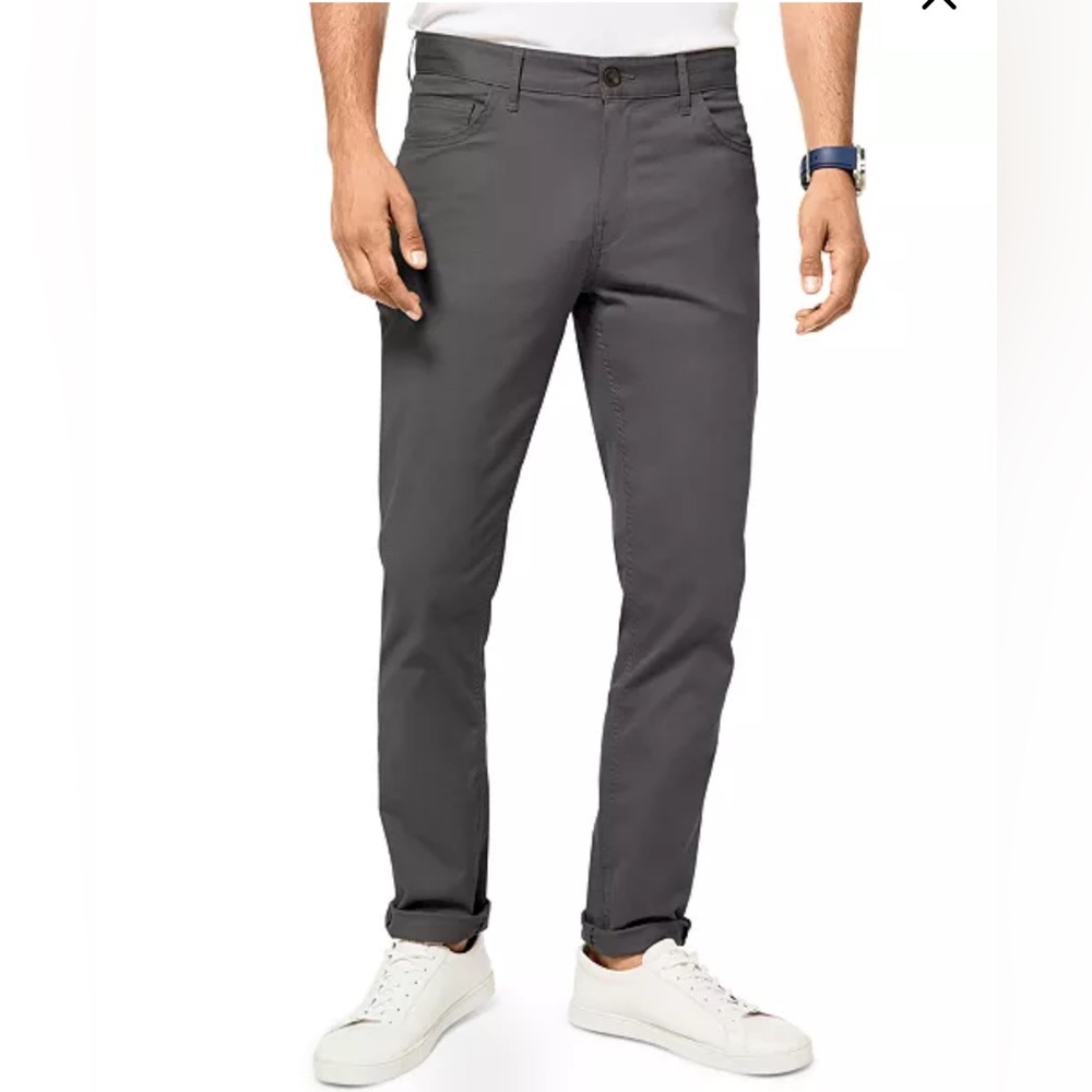 Michael Kors Parker Slim Fit Pants Smoke
